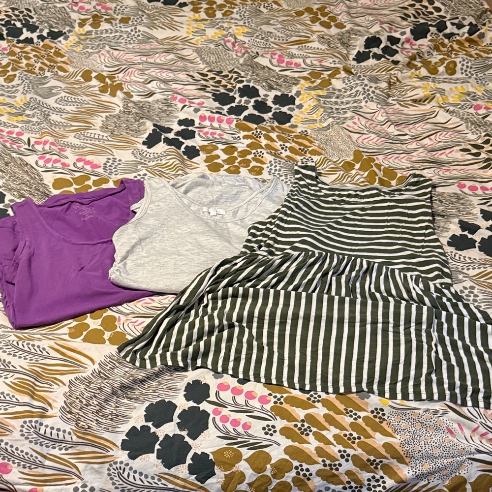 Lot of 3 Maternity Tank Tops